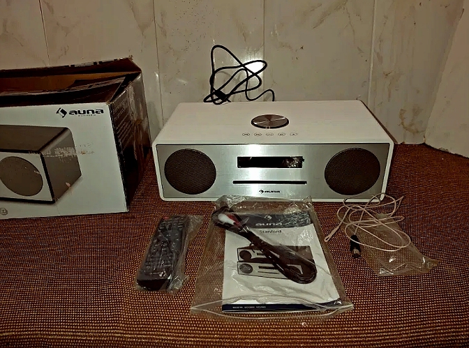 Музыкальный центр Auna Stanford (Bluetooth,USB,CD,DAB,FM,AUX) White